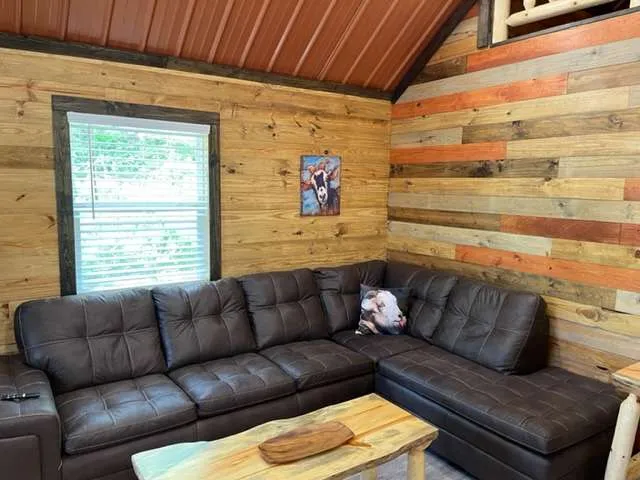 Lazy Goat living room area